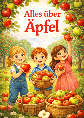 Kinderveranstaltung zum Thema Apfel